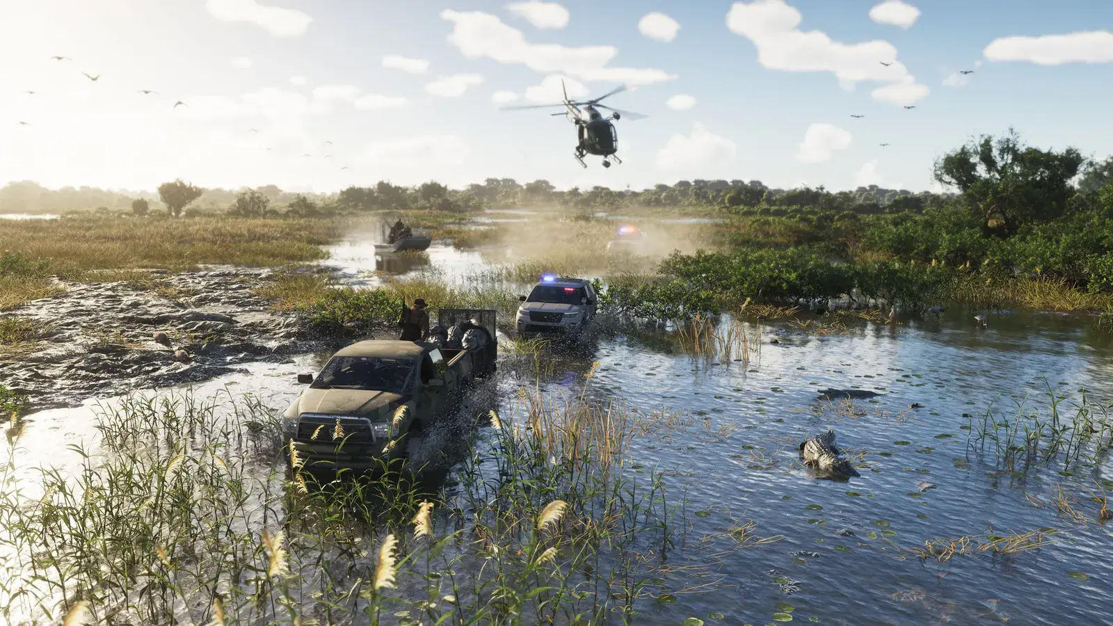 Grassrivers wetlands with an airboat